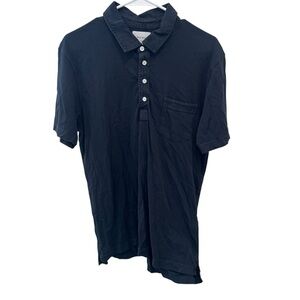 Billy Reid Dark Gray Polo Shirt